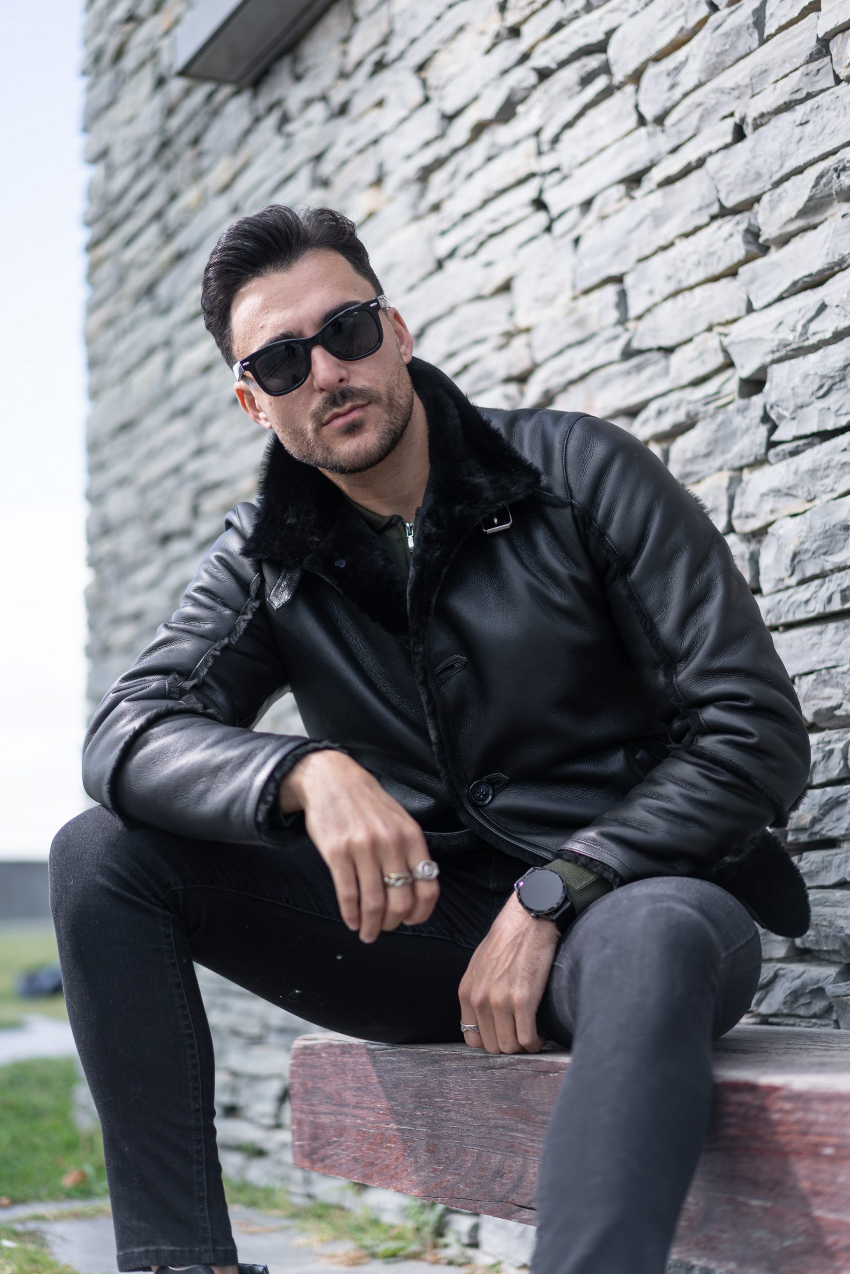 VELETRI – BRESSA | Men's Leather & Cashmere Jacket – Istanbul
