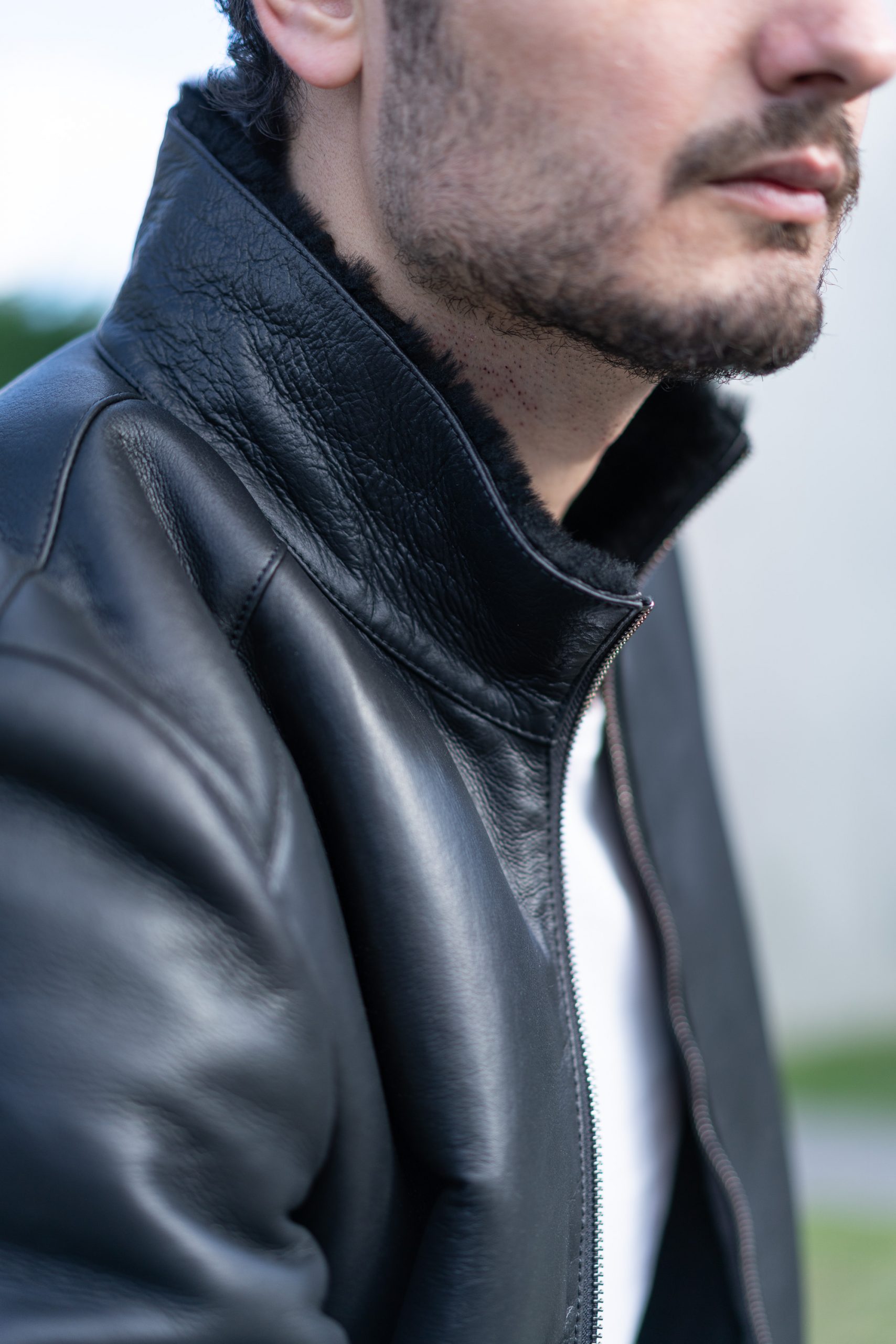 ACERRA – BRESSA | Men's Leather & Cashmere Jacket – Istanbul